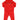 Moschino TUTA COMPLETA Rosso