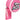 Versace Jeans Couture Portachiavi Rosa Con Logo Lettering