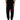 Gcds Pantalone In Cotone Black Con Logo Lettering Gcds E Due Bande Red