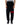 Gcds Pantalone In Cotone Black Con Logo Lettering Gcds E Due Bande Red
