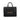 John Richmond Borsa Medium A Mano Da Donna Nera Con Iniziali Del Logo Oro