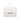 John Richmond Borsa Medium A Mano Da Donna Bianca Con Iniziali Del Logo Argento