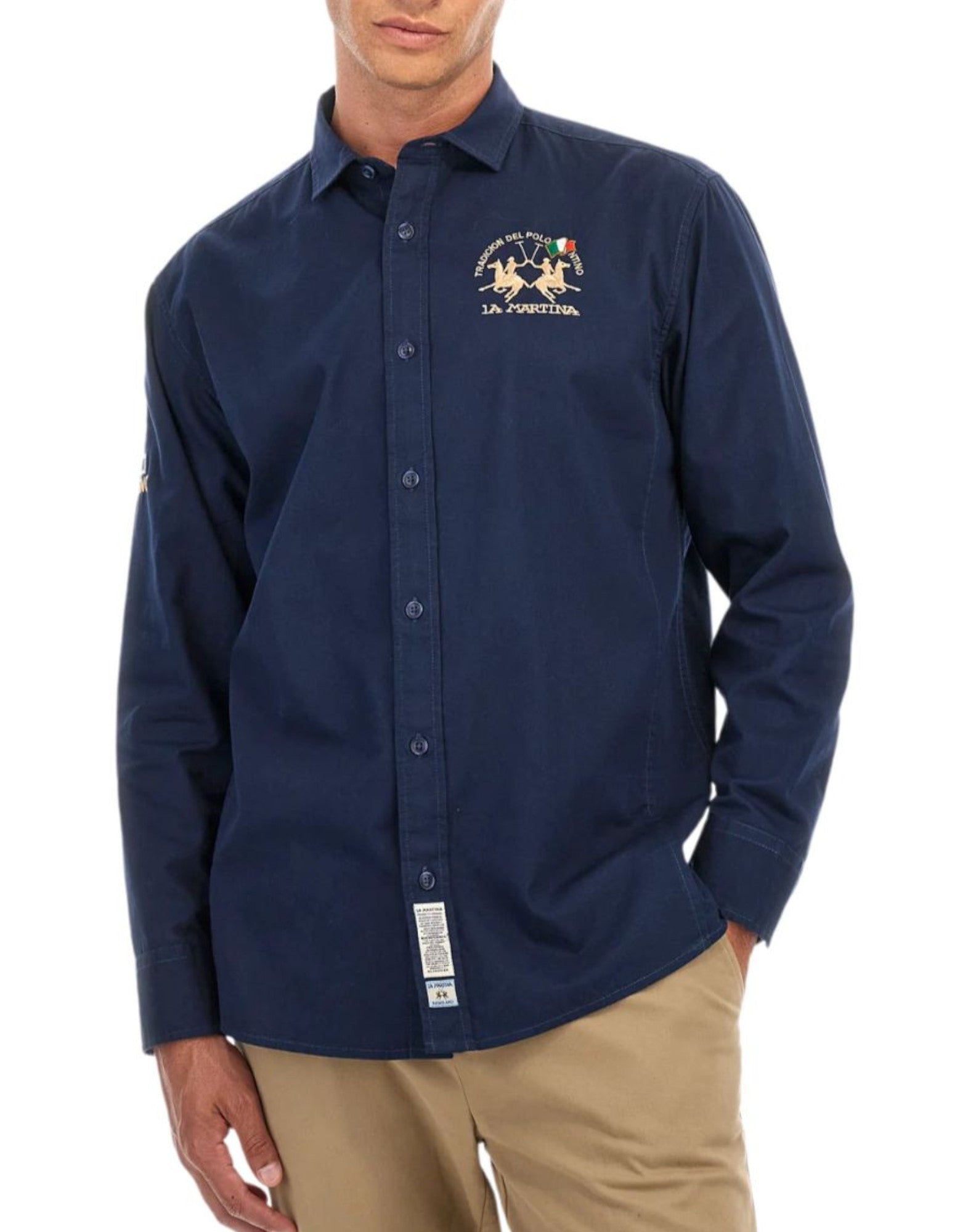 camicia La Martina | regular fit | colore blu marino camicia La Martina | regular fit | colore blu marino