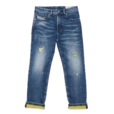 Diesel jeans Modello slim elasticizzato con interno fluo a contrasto