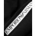 EMPORIO ARMANI UNDERWEAR PANTALONE BLACK CON LOGO LETTERING