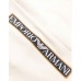 EMPORIO ARMANI UNDERWEAR PANTALONE CREAM CON LOGO LETTERING	