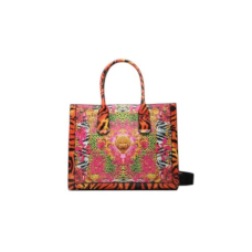 Plein Sport   Borsa medium a mano con stampe multicolore 