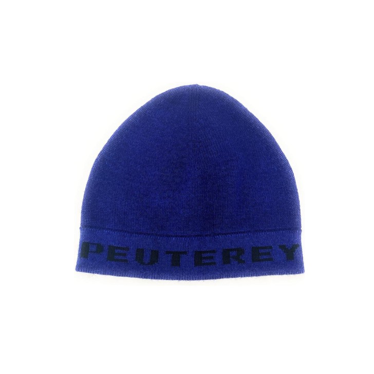 Peuterey Cappello Blu con logo nella parte anteriore 