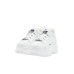 Buffalo sneakers bianca da donna linguetta con logo