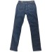 Jeckerson Jeans denim blu cinque tasche con toppe in Alcantara grigia