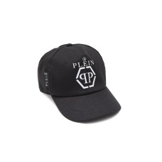 Philipp Plein cappello nero con logo nella parte anteriore