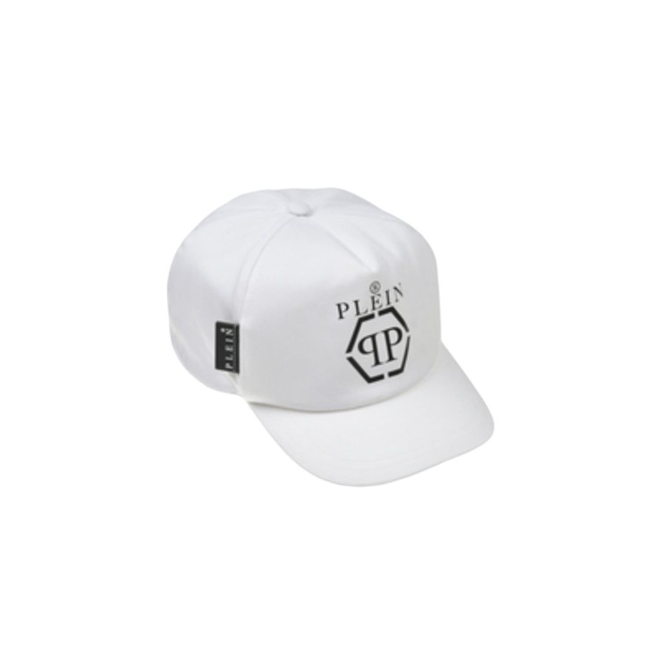 Philipp Plein Cappello bianco con logo nella parte anteriore