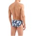 EMPORIO ARMANI SLIP DA MARE BLU NAVY CON LOGO AQUILA ALL OVER