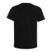 Emporio Armani T-Shirt a manica corta Nera in cotone con maxi logo bold multicolore