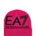 EA7 EMPORIO ARMANI CAPPELLO FUCSIA DA DONNA CON LOGO NELLA PARTE ANTERIORE 