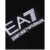 EA7 EMPORIO ARMANI SCALDACOLLO NERO CON LOGO NELLA PARTE ANTERIORE