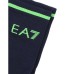 EA7 Emporio Armani Calze blu e verde fluo con logo nella parte anteriore 