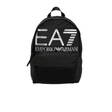 EA7 EMPORIO ARMANI ZAINO DA UOMO NERO CON LOGO ARGENTO 