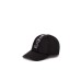 EA7 EMPORIO ARMANI CAPPELLO BASEBALL BLACK NON BANDA CON LOGO LETTERING WHITE