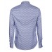 Emporio Armani Camicia REGULAR FIT Azzurra con ricamo micro aquile All Over