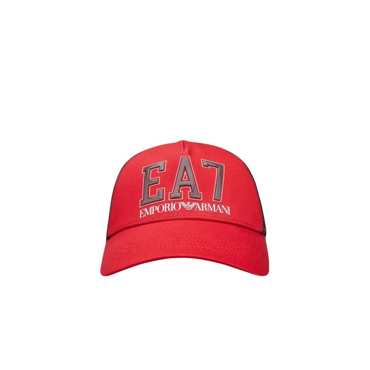 EA7 EMPORIO ARMANI BASEBALL HAT RED