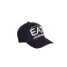 EA7 EMPORIO ARMANI CAPPELLO BLU CON LOGO NELLA PARTE ANTERIORE 