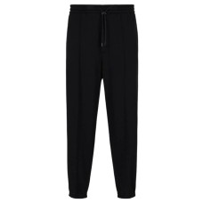 EMPORIO ARMANI TROUSER JOGGER IN COTONE BLACK 