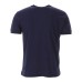 EA7 EMPORIO ARMANI T-SHIRT BLU CON BANDE NERE 