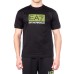 EA7 EMPORIO ARMANI T-SHIRT NERA CON LOGO A CONTRASTO 