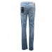 EMPORIO ARMANI JEANS SKINNY FIT DENIM BLU CHIARO CINQUE TASCHE 