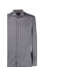 Emporio Armani Camicia Blu SLIM FIT con stampa Lettering all over da Uomo