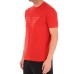Emporio Armani T-shirt a manica corta Rossa con maxi logo aquila 