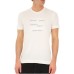 Emporio Armani T-shirt a manica corta Bianca da uomo con stampa lettering Emporio Armani