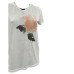 Emporio Armani T-shirt a manica corta da Donna con stampa Aquila 