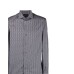 Emporio Armani Camicia REGULAR FIT Blu con stampa Lettering all over da Uomo