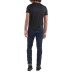 EMPORIO ARMANI T-SHIRT A MANICA CORTA BLU NAVY CON MAXI LOGO AQUILA 