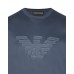 Emporio Armani T-Shirt a manica corta Petrolio con logo Aquila da Uomo