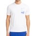 EA7 Emporio Armani T-shirt bianca con logo da Uomo
