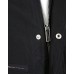 EMPORIO ARMANI BLOUSON JACKET BLACK CON LOGO LETTERING E MULTITASCHE CON CHIUSURA ZIP