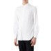 EMPORIO ARMANI CAMICIA REGULAR FIT A MANICA LUNGA IN COTONE WHITE CON LOGO LETTERING ALL OVER	