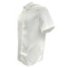 EMPORIO ARMANI CAMICIA IN LYOCELL A MANICA CORTA TOTAL WHITE 