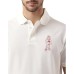 EMPORIO ARMANI POLO A MANICA CORTA WHITE CON LOGO AQUILA CARTOON RICAMATO RED 