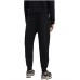 EMPORIO ARMANI PANTALONE JOGGER BLU NAVY IN DOUBLE JERSEY CON BANDE LATERALI BLACK CON LOGO LETTERING 