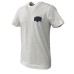 Emporio Armani T-Shirt Bianca a manica corta in cotone con patch ricamato con logo a rilievo