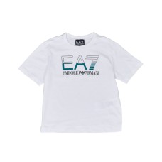 Ea7 Emporio Armani t-shirt da bimbo bianca 