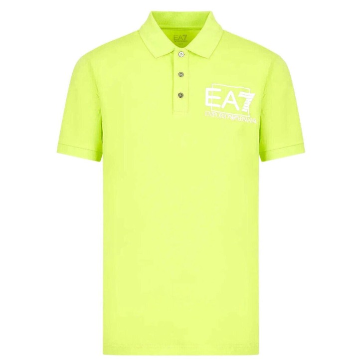 EA7 EMPORIO ARMANI POLO GIALLO FLUO DA UOMO 