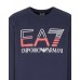 EA7 Emporio Armani felpa blu da Uomo con logo nella parte anteriore 