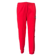 EA7 Emporio Armani Pantalone Rosso da Uomo con logo a contrasto 