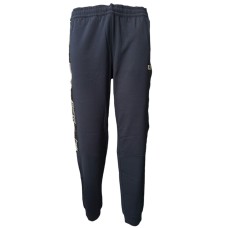 EA7 Emporio Armani Pantalone Blu da Uomo con logo a contrasto