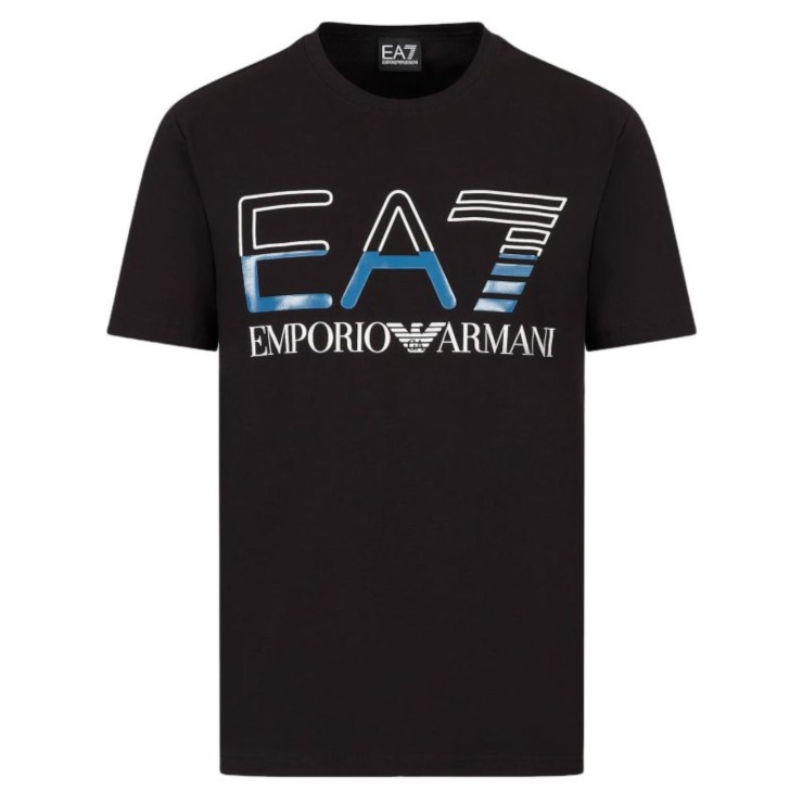 EA7 Emporio Armani T-shirt a maniche corte Nera da Uomo 